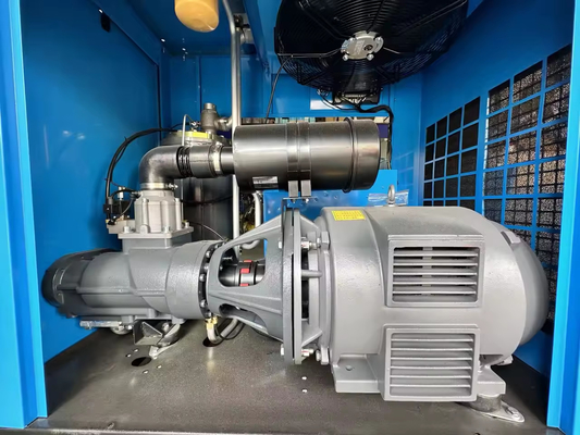 Elektrische 55kw 100 pk 10m3/min 8 bar luchtcompressor roterende gascompressor BK55-8G